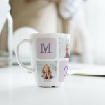 Modern Collage Photo Best Mum Ever Purple Gift Latte Mug<br><div class="desc">Modern Collage Photo Best Mum Ever Purple Gift. Best Personalised Gift For Mothers day,  Woman's day or Mum Birthday.  Surprise Mum With a Gift That’s As Amazing As She Is.</div>