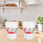 Modern Collage Photo Best Mum Ever Red Gifts Shot Glass<br><div class="desc">This gift is perfect for any occasion,  including Mother's Day,  birthdays,  or just to show your appreciation for your mum's hard work and dedication. The photos used in the collage can be selected based on your mum's interests and preferences,  making this gift truly one-of-a-kind.</div>