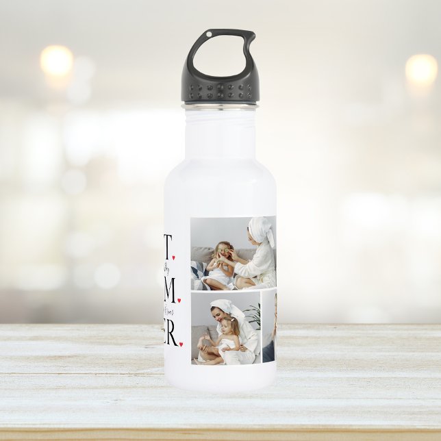 Modern Collage Photo Best Mum Happy Mothers Day 532 Ml Water Bottle (Creator Uploaded)