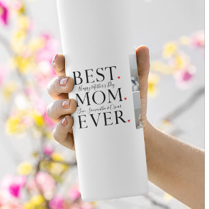 Modern Collage Photo Best Mum Happy Mothers Day Thermal Tumbler