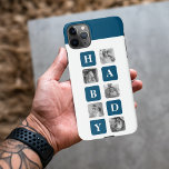 Modern Collage Photo Blue Best Hubby Ever Gift iPhone 11Pro Max Case<br><div class="desc">The "Modern Collage Photo Blue Best Hubby Ever Gift" is a personalised photo gift that showcases a collection of pictures featuring the best moments shared between you and your beloved husband. This particular version features a blue theme, making it a stylish and contemporary addition to any decor.This gift is perfect...</div>