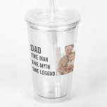 Modern Collage Photo | `Dad Gift Acrylic Tumbler<br><div class="desc">Modern collage photo gift is a thoughtful and sentimental way to show your dad how much you care about him on Father's Day. It allows you to bring together memories and moments that are special to both of you and present them in a beautiful and artistic way.</div>