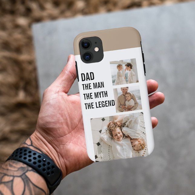 Modern Collage Photo | Dad Gift Case-Mate iPhone Case (Creator Uploaded)