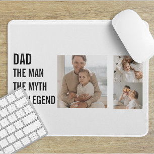 Modern Collage Photo   Dad Gift Mouse Pad
