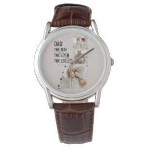 Modern Collage Photo   Dad Gift Watch