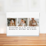 Modern Collage Photo & Grey Best Dad Ever Gift<br><div class="desc">Modern Collage Photo & Grey Best Dad Ever Gift is a thoughtful and unique gift idea for any dad who loves photography and appreciates personalised gifts. Overall, this gift is a perfect way to celebrate Father's Day, birthdays, or any other special occasion for your dad. It is a thoughtful and...</div>