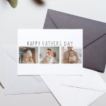 Modern Collage Photo & Happy Fathers Day Best Gift Postcard<br><div class="desc">A modern collage photo can make a perfect gift for Father's Day. This unique and creative gift idea involves combining different photos of you and your dad and arranging them in a visually appealing manner. It's an excellent way to celebrate your dad's life and the special bond you share with...</div>