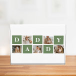 Modern Collage Photo & Happy Fathers Day Gift Block<br><div class="desc">A modern collage photo is a creative way to celebrate and honour someone special in your life, such as your father, on Father's Day. It involves compiling various photos and arranging them together in a visually appealing manner to create a cohesive and meaningful composition. To create a modern collage photo...</div>