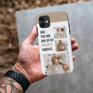 Modern Collage Photo & Happy Fathers Day Gift iPhone 11 Case