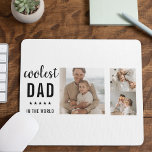 Modern Collage Photo Happy  Fathers Day Gift Mouse Pad<br><div class="desc">The "Modern Collage Photo Colourful Best Dad Ever Gift" is a personalised and unique present for any dad who deserves to be celebrated. The gift is a collage photo made up of several individual images that have been carefully arranged to create a stunning and eye-catching design. The gift is a...</div>