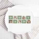 Modern Collage Photo & Happy Fathers Day Gift Napkin<br><div class="desc">A modern collage photo is a creative way to celebrate and honour someone special in your life, such as your father, on Father's Day. It involves compiling various photos and arranging them together in a visually appealing manner to create a cohesive and meaningful composition. To create a modern collage photo...</div>