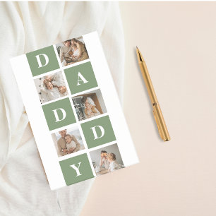 Modern Collage Photo & Happy Fathers Day Gift Post-it Notes