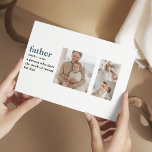 Modern Collage Photo Happy Fathers Day Gift Postcard<br><div class="desc">modern collage photo happy Fathers Day gift with green can be a beautiful and meaningful way to show your dad how much he means to you. Get creative and have fun putting together a personalised and thoughtful gift that he'll treasure for years to come.</div>
