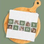 Modern Collage Photo & Happy Fathers Day Gift Tea Towel<br><div class="desc">Modern Collage Photo & Happy Fathers Day Gift</div>