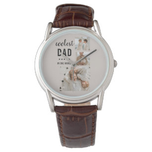 Modern Collage Photo Happy  Fathers Day Gift Watch