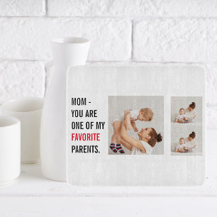 Modern Collage Photo & Happy Mothers Day Gift Cutting Board