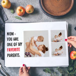 Modern Collage Photo & Happy Mothers Day Gift Laminated Place Mat<br><div class="desc">Modern Collage Photo & Text Happy Mothers Day Gift. Best Personalised Gift For Mothers day,  Woman's day or Mum Birthday.  Surprise Mum With a Gift That’s As Amazing As She Is.</div>