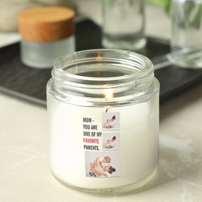 Modern Collage Photo & Happy Mothers Day Gift Square Sticker (Creator Uploaded)