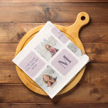 Modern Collage Photo Happy Mothers Day Purple Gift Tea Towel<br><div class="desc">Modern Collage Photo Happy Mothers Day Purple Gift</div>