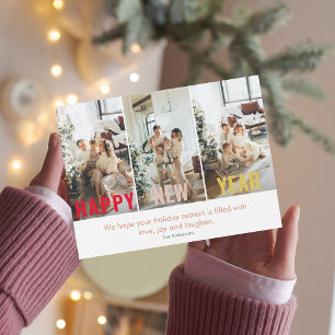 Modern Collage Photo & Happy New Year