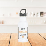 Modern Collage Photo Happy Thanksgiving Grandpa 532 Ml Water Bottle<br><div class="desc">Modern Collage Photo Happy Thanksgiving Grandpa</div>