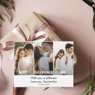Modern Collage Photo & Happy Valentines Day