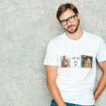 Modern Collage Photo & Love You Dad Gift T-Shirt<br><div class="desc">A "Love You Dad" gift is a present that expresses your love and appreciation for your father. This can take many forms,  from sentimental keepsakes to practical items that he will use and enjoy.</div>