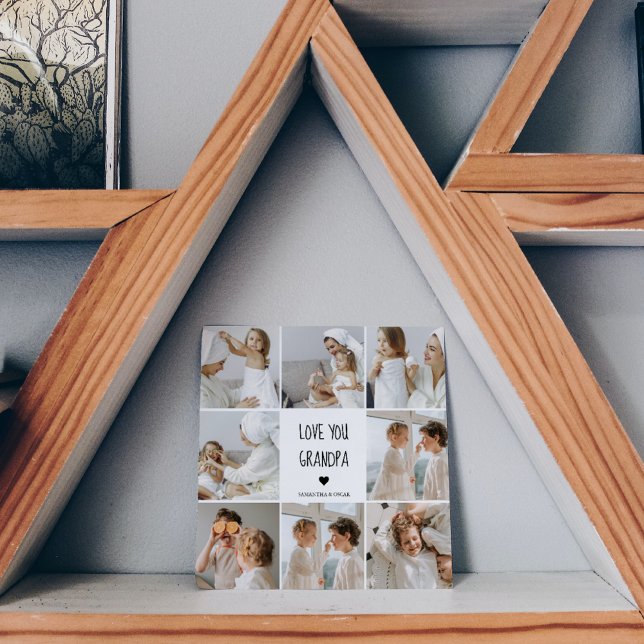 Modern Collage Photo Love You Grandpa Best Gift (Creator Uploaded)