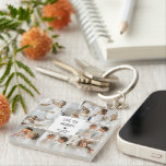 Modern Collage Photo Love You Grandpa Best Gift Key Ring<br><div class="desc">Modern Collage Photo Love You Grandpa Best Gift</div>