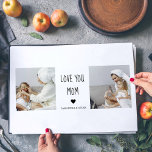 Modern Collage Photo Love You Mum Best Gift Laminated Place Mat<br><div class="desc">If you're looking for a heartfelt and meaningful gift to show your love and appreciation for your mum, a modern collage photo could be a great choice. A modern collage photo is a unique and creative way to display your favourite memories with your mum. It typically involves combining several photos...</div>