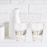 Modern Collage Photo Love You Mum Best Gift Shot Glass<br><div class="desc">If you're looking for a heartfelt and meaningful gift to show your love and appreciation for your mum, a modern collage photo could be a great choice. A modern collage photo is a unique and creative way to display your favourite memories with your mum. It typically involves combining several photos...</div>