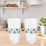 Modern Collage Photo Mint Best Hubby Gift Glass<br><div class="desc">Modern Collage Photo Mint Best Hubby Gift is a personalised gift idea for husbands that combines the beauty of a photo collage with the charm of a mint frame. This unique gift is designed to showcase the most memorable moments shared by the couple, such as their wedding day, romantic dates,...</div>