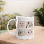 Modern Collage Photo & Pastel Pink Mummy Gift Mug<br><div class="desc">This modern collage photo and pastel pink mummy gift is the perfect way to show appreciation to a special mother in your life. The gift features a beautifully crafted collage photo that combines multiple pictures in a modern and artistic way.To complement the photo, the gift is designed with a pastel...</div>