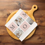Modern Collage Photo & Pastel Pink Mummy Gift Tea Towel<br><div class="desc">This modern collage photo and pastel pink mummy gift is the perfect way to show appreciation to a special mother in your life. The gift features a beautifully crafted collage photo that combines multiple pictures in a modern and artistic way.To complement the photo, the gift is designed with a pastel...</div>