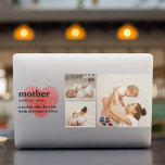 Modern Collage Photo & Red Heart Mother Gift HP Laptop Skin<br><div class="desc">The modern collage photo and text red heart mother gift is a beautiful and unique present that any mother would love to receive. This gift is a personalised work of art that combines favourite photos and heartfelt messages to create a one-of-a-kind keepsake. The modern design of the collage is sure...</div>