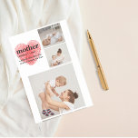 Modern Collage Photo & Red Heart Mother Gift Post-it Notes<br><div class="desc">The modern collage photo and text red heart mother gift is a beautiful and unique present that any mother would love to receive. This gift is a personalised work of art that combines favourite photos and heartfelt messages to create a one-of-a-kind keepsake. The modern design of the collage is sure...</div>