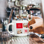 Modern Collage Photo Red & Pink Best Mum Ever Gift Espresso Cup<br><div class="desc">Modern Collage Photo Red & Pink Best Mum Ever Gift.Best Personalised Gift For Mothers day,  Woman's day or Mum Birthday. Surprise Mum With a Gift That’s As Amazing As She Is.</div>