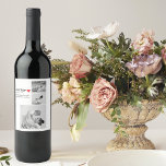 Modern Collage Photo & Text Red Heart Mother Gift Wine Label<br><div class="desc">The modern collage photo and text red heart mother gift is a beautiful and unique present that any mother would love to receive. This gift is a personalised work of art that combines favourite photos and heartfelt messages to create a one-of-a-kind keepsake. The modern design of the collage is sure...</div>