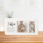 Modern Collage Photo With Father Best Quote Gift Wooden Box Sign<br><div class="desc">A modern collage photo with a heartfelt quote about a father is the perfect gift to show your appreciation and love for your dad. This unique and personalised gift is a great way to showcase your favourite memories together and express your gratitude for all that he has done for you....</div>
