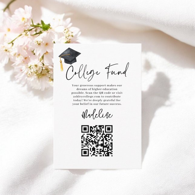 Modern College Fund Graduation Contribution Enclosure Card (Modern College Fund Graduation Contribution Enclosure Card)