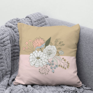 Modern Colorblock Bouquet Cushion