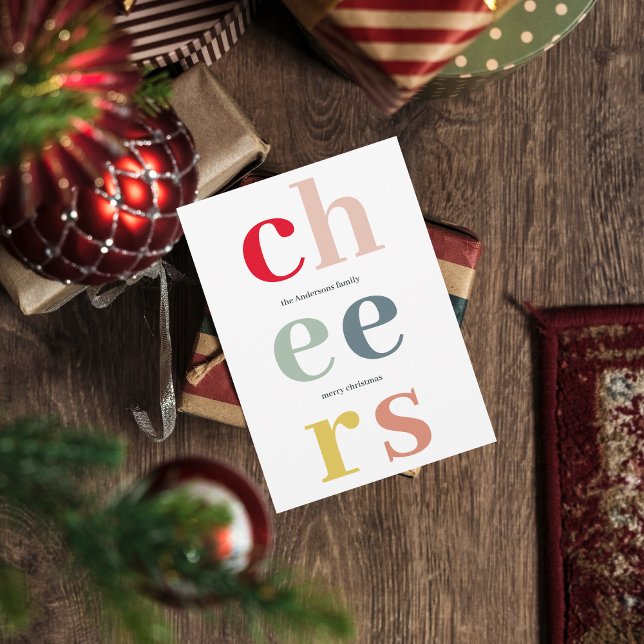 Modern Colorful Cheers Christmas Holiday  (Creator Uploaded)