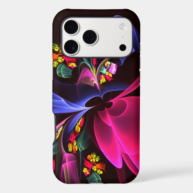Modern Colorful Floral Abstract Art Pattern #06 (Back)