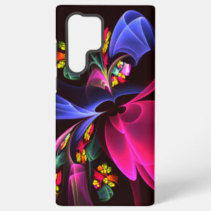 Modern Colorful Floral Abstract Art Pattern #06 Samsung Galaxy Case