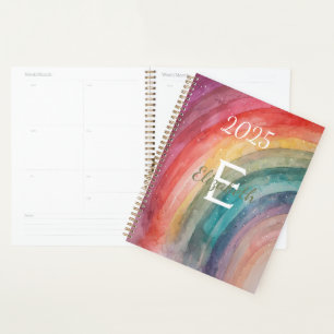 Modern Colorful Personalized Rainbow Planner