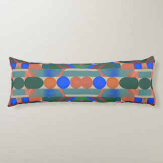 Modern Colorful Shapes Body Cushion