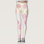 Modern Colorful Watercolor Mermaid Scales Pattern Leggings<br><div class="desc">Modern Colorful Watercolor Mermaid Scales Pattern</div>
