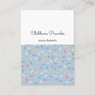 Modern, colorfull pattern business card