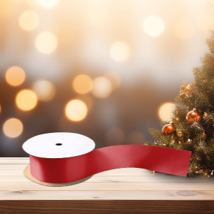 Modern Colors - Hot Red Purple Satin Ribbon