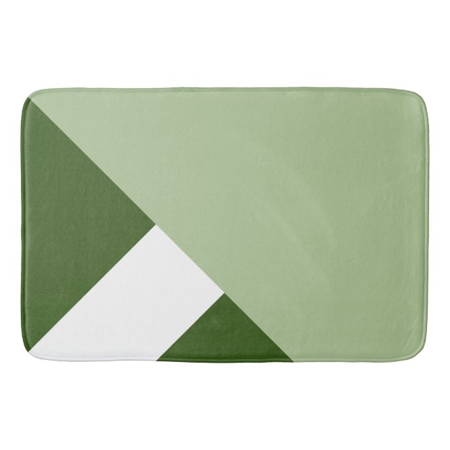 Modern Colour Block 2 Bath Mat (Front)